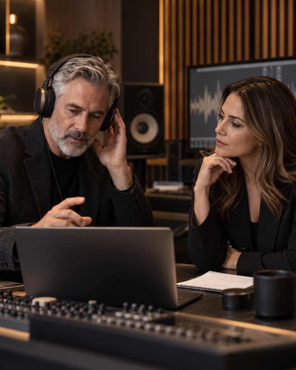 Brand leader and audio strategist defining a company’s musical direction together